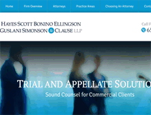 Tablet Screenshot of hayesscott.com